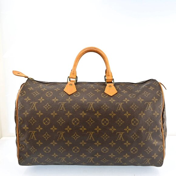 AUTHENTIC LOUIS VUITTON Monogram Speedy 40 Hand Bag bsj630-112925 - Picture 2 of 16